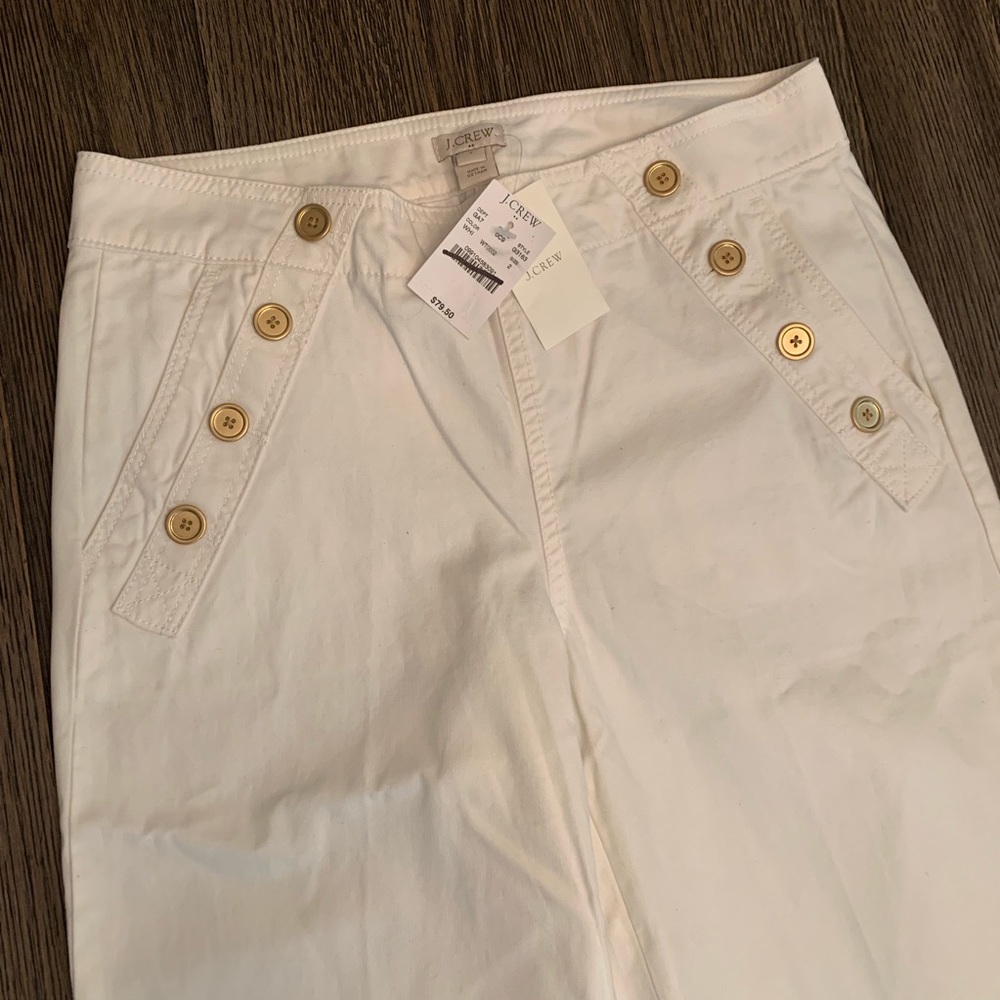 J. CREW SAILOR PANTS NWT SIZE 2